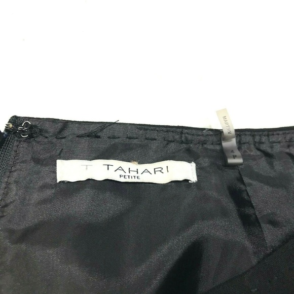SOLD T Tahari Black Mini Pencil Skirt - Picture 5 of 6
